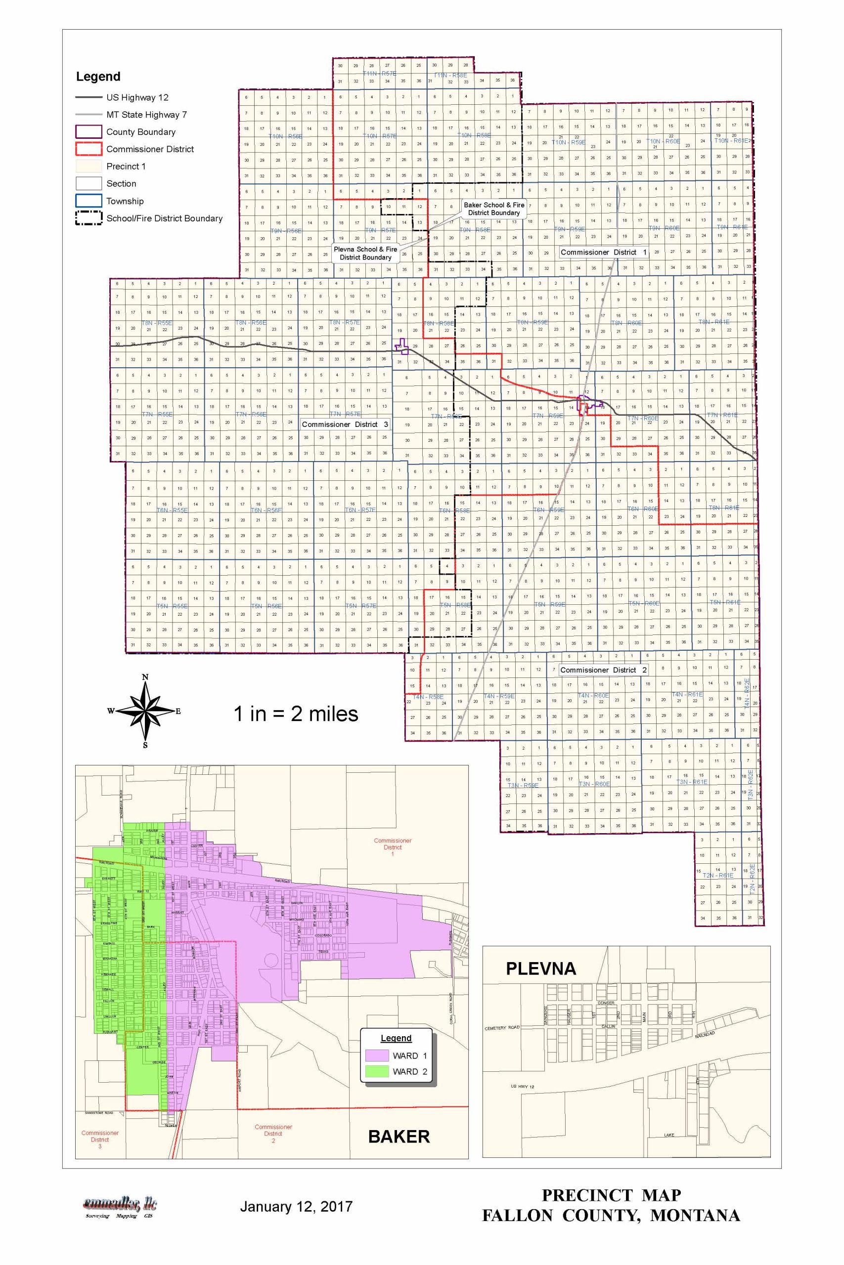 Precinct District map